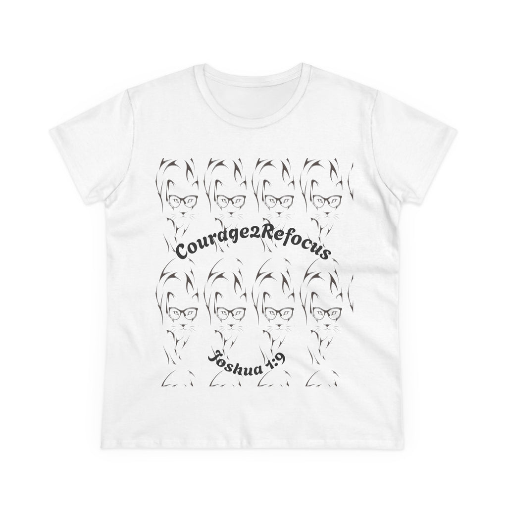 Courage scripture design Tee | Joshua 1 and 9 women shirt