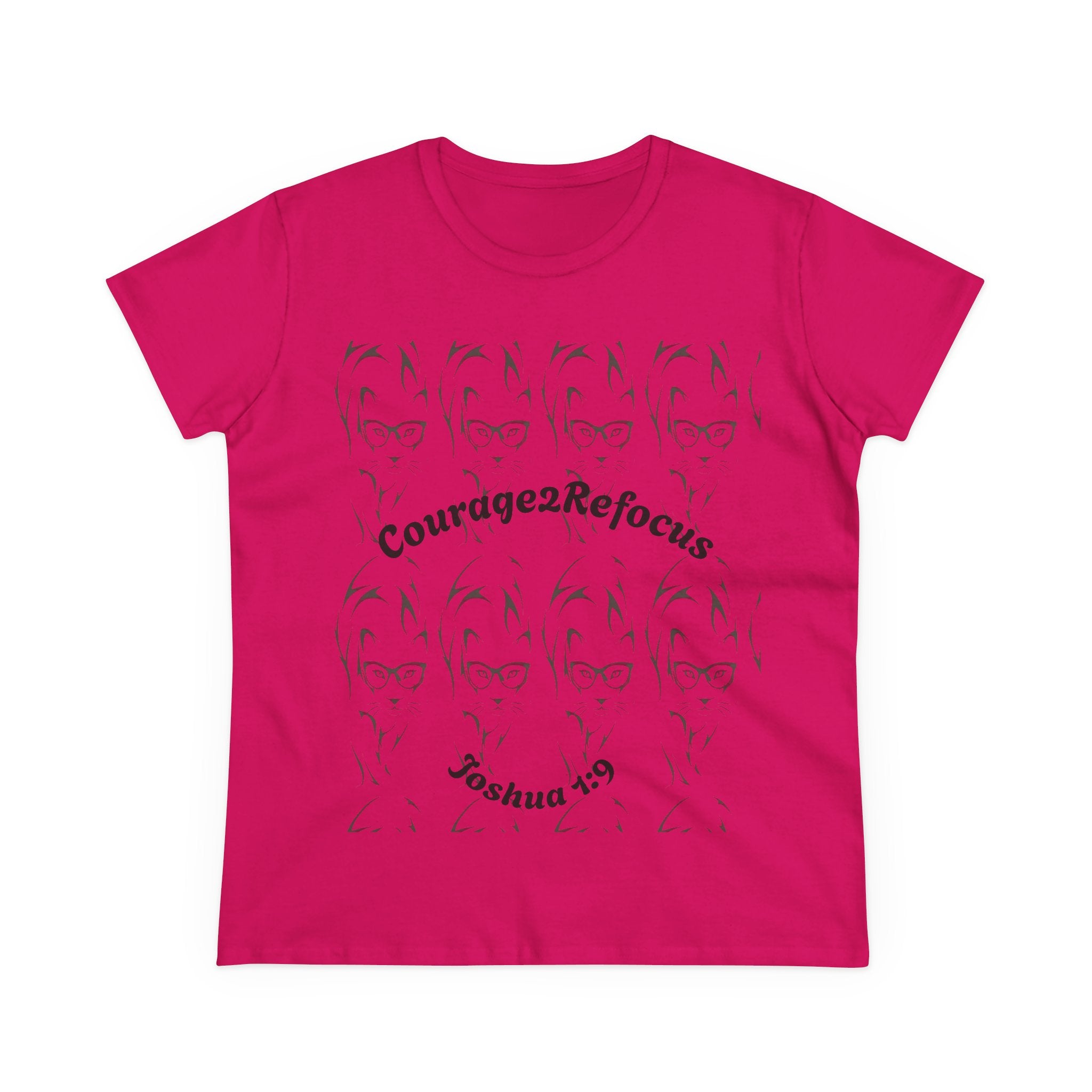 Courage scripture design Tee | Joshua 1 and 9 women shirt