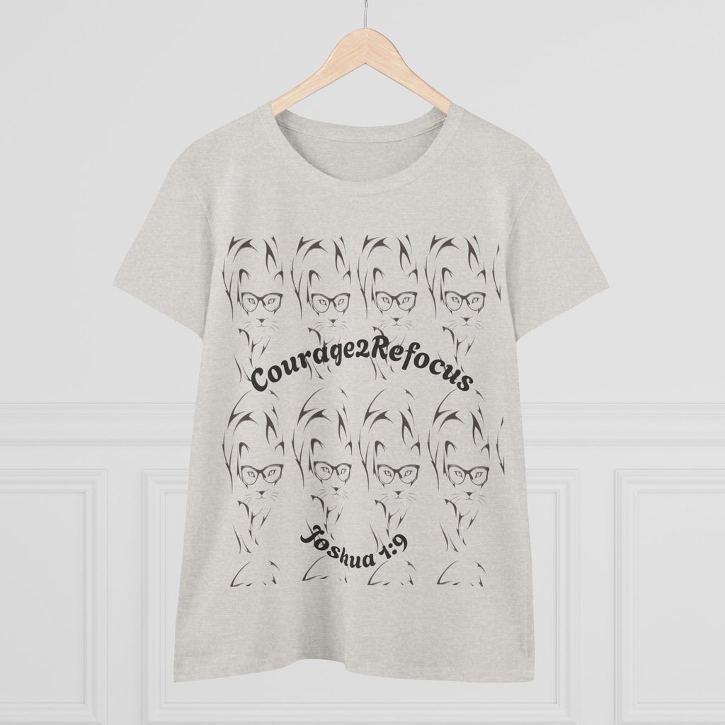 Courage scripture design Tee | Joshua 1 and 9 women shirt