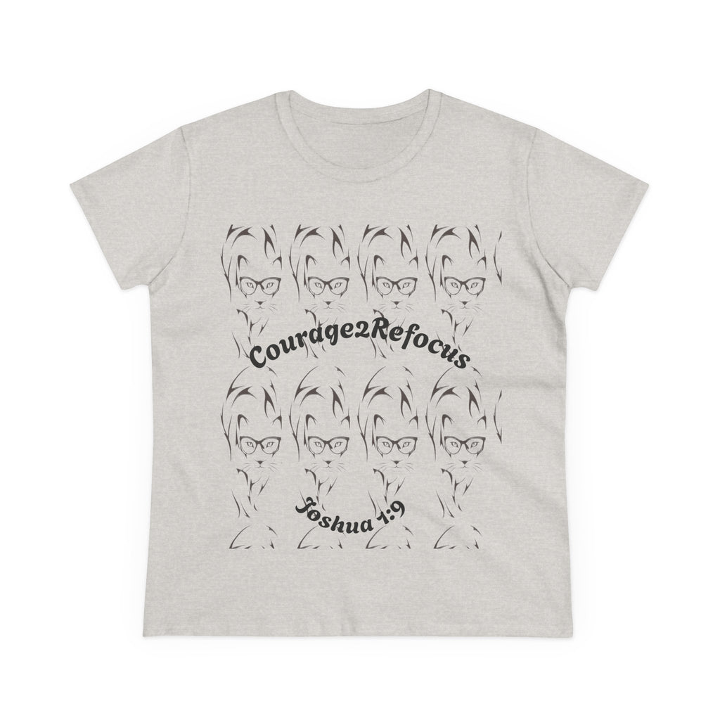 Courage scripture design Tee | Joshua 1 and 9 women shirt