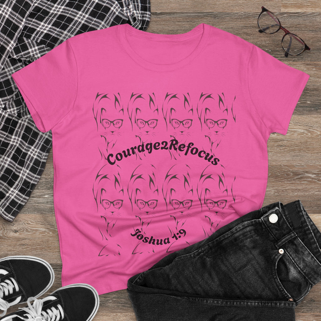 Courage scripture design Tee | Joshua 1 and 9 women shirt