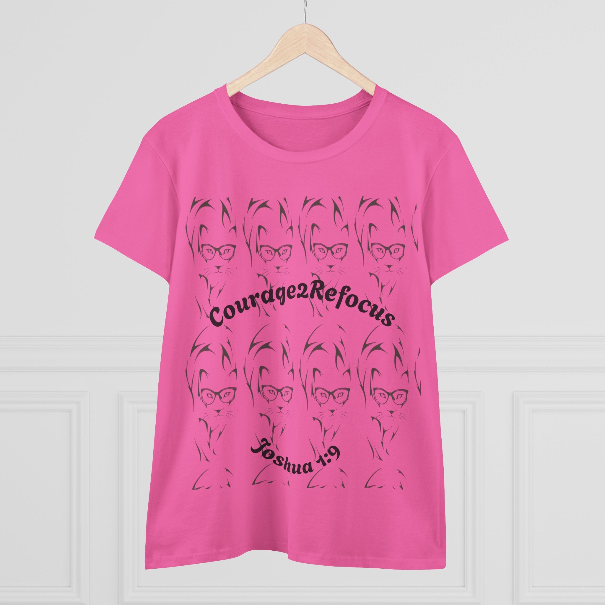 Courage scripture design Tee | Joshua 1 and 9 women shirt
