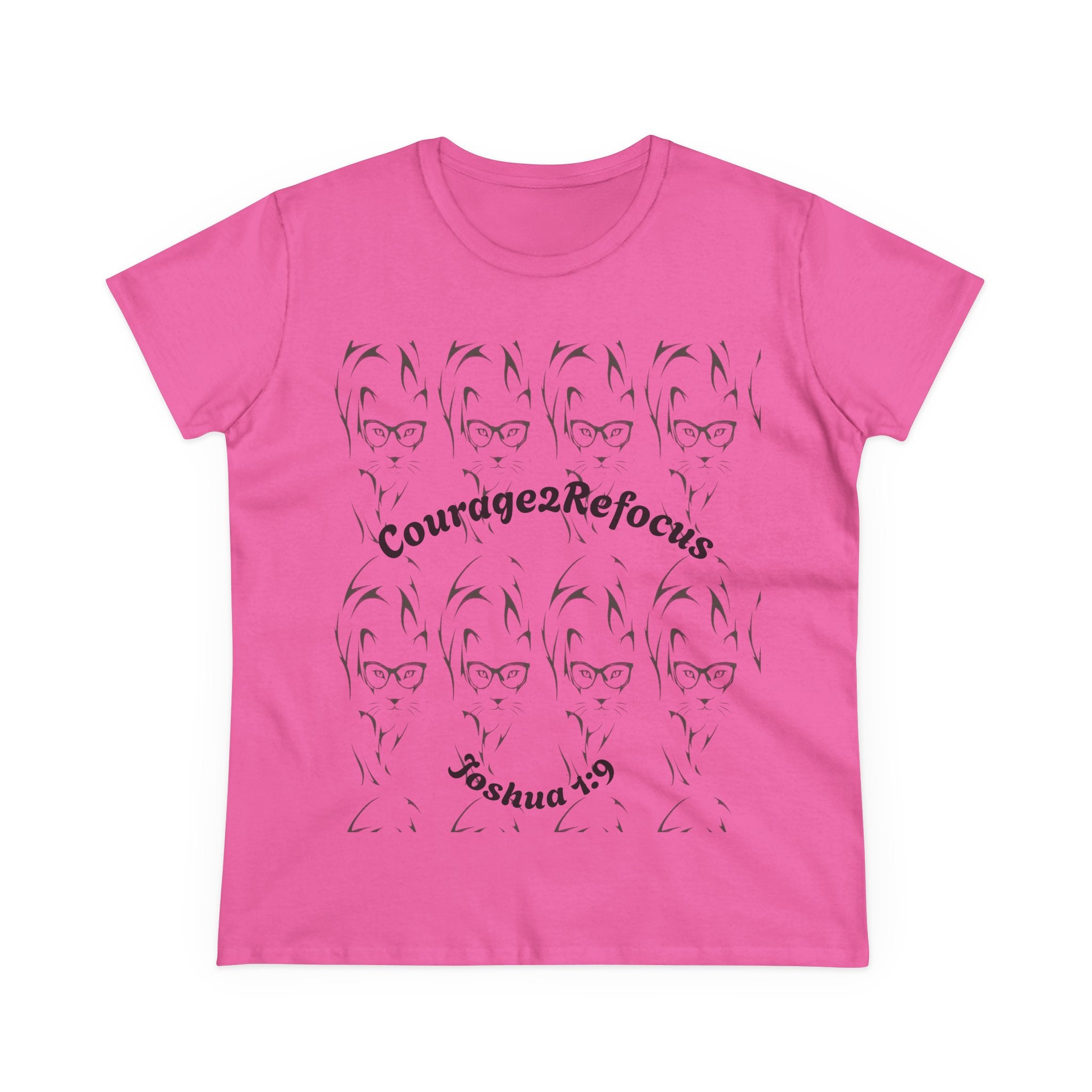 Courage scripture design Tee | Joshua 1 and 9 women shirt