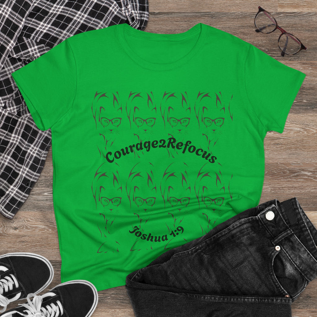 Courage scripture design Tee | Joshua 1 and 9 women shirt