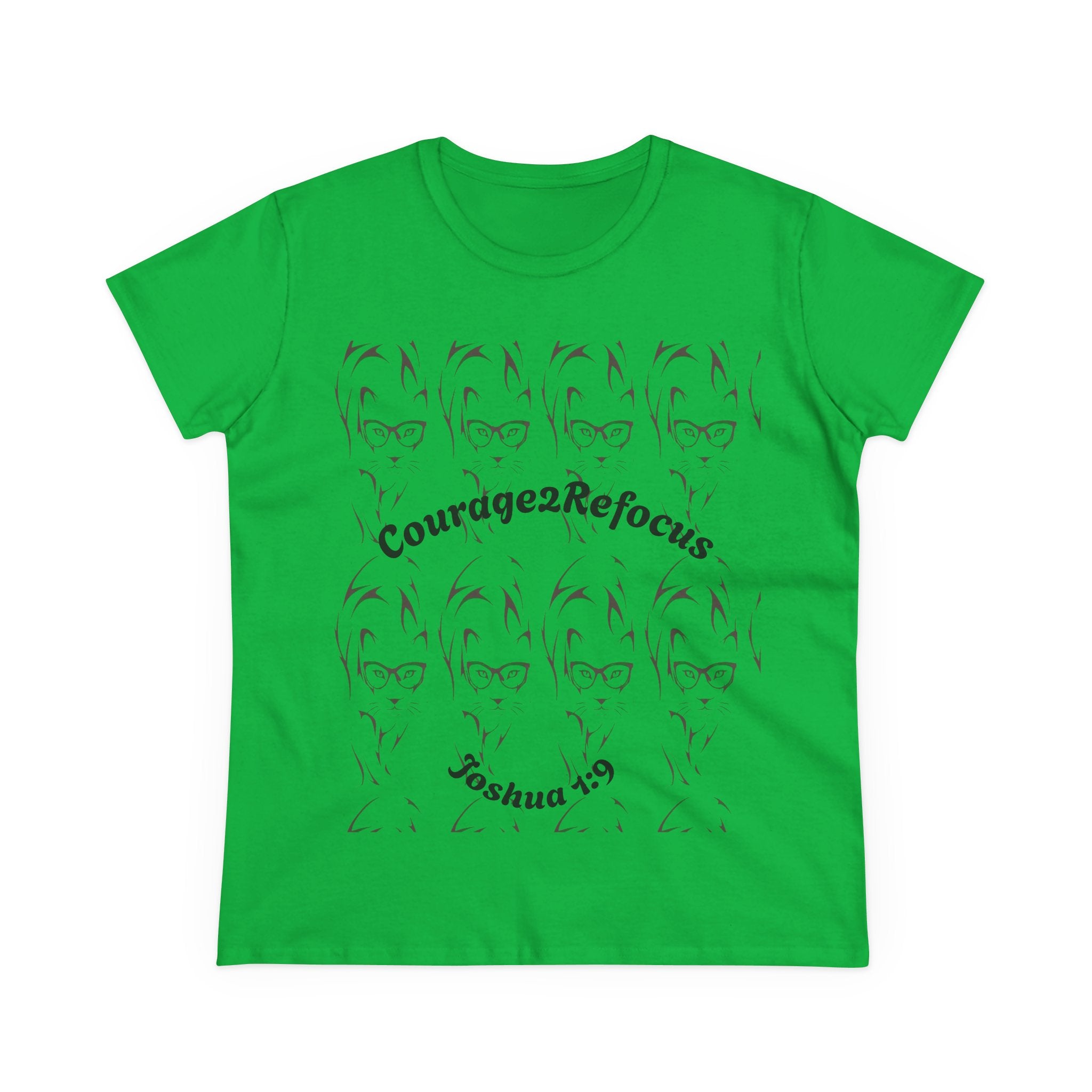 Courage scripture design Tee | Joshua 1 and 9 women shirt