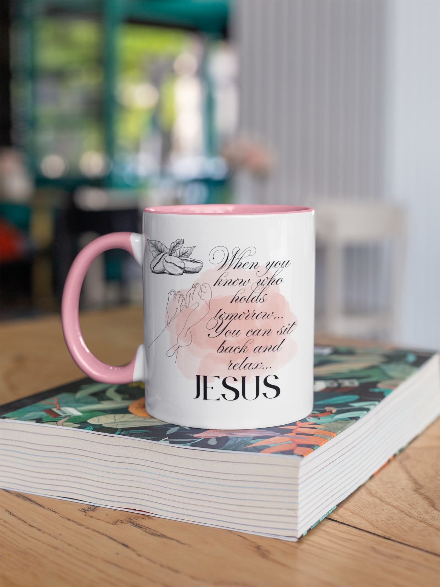 When you know who holds tomorrow faith coffee mug | Jesus scripture mug