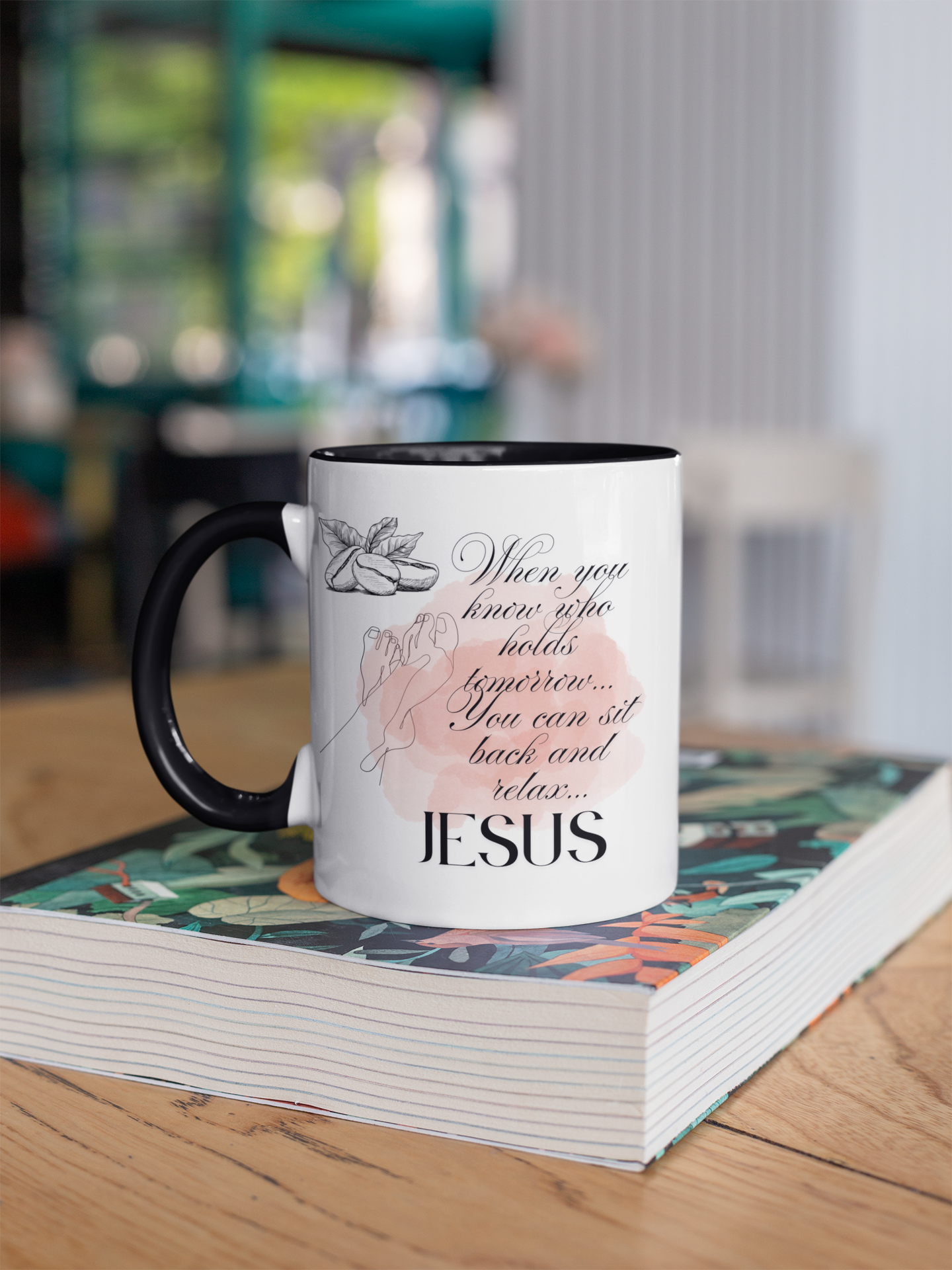 When you know who holds tomorrow faith coffee mug | Jesus scripture mug