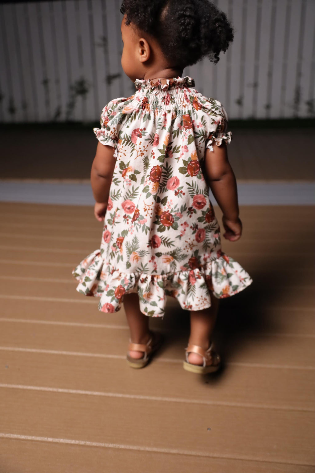 The Charity Rose Shirred Dress- Spring/Summer Dress/ Ruffle Hem- Sewing Pattern- Summerwear