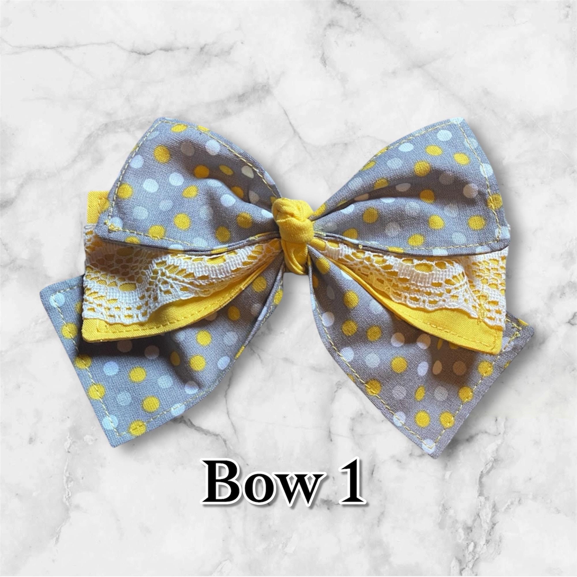 Handmade Fabric Hair Bows- Decorative Bows