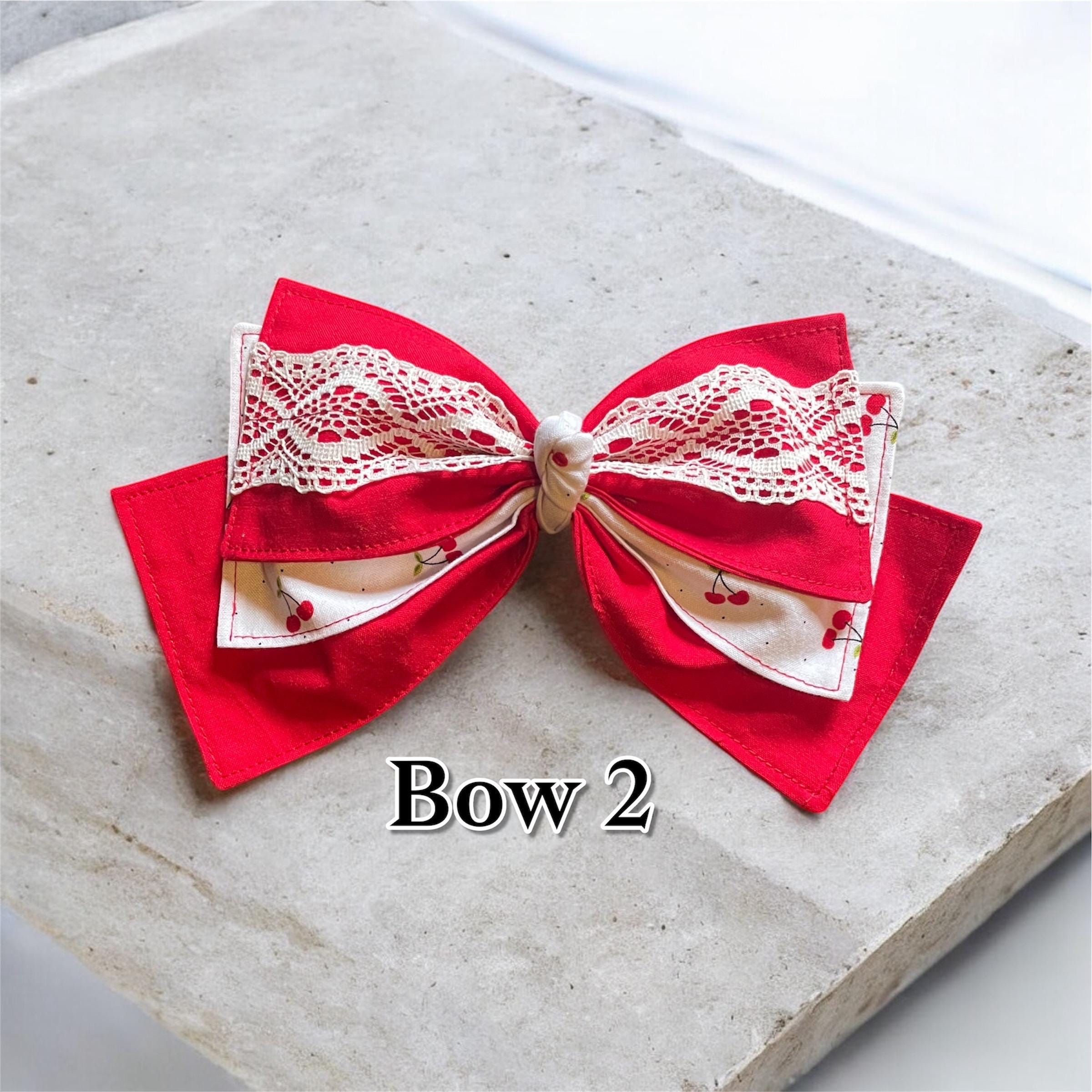 Handmade Fabric Hair Bows- Decorative Bows